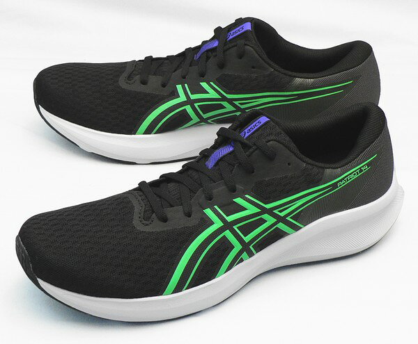 【アシックス32cm】【送料込】パトリオット14：黒×緑(1011C050-006 PATRIOT 14)：ビッグサイズ：大きいサイズ：スニーカー32cm