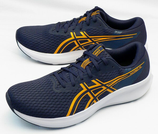 【アシックス29cm】【送料込】パトリオット14：濃紺×暗オレンジ(1011C050-403 PATRIOT 14)：ビッグサイズ：大きいサイズ：スニーカー29cm