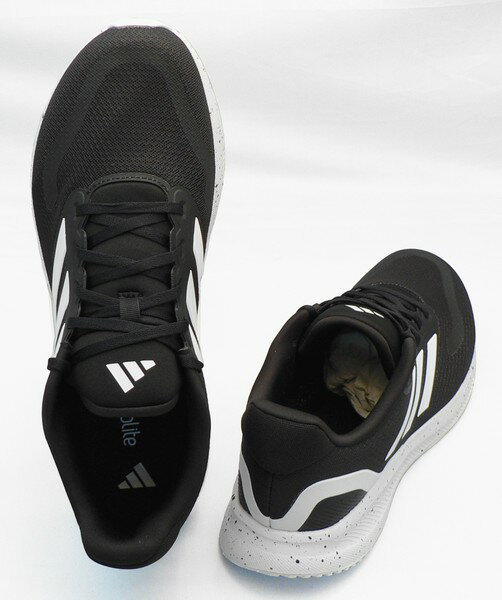 【アディダス29.5cm】【送料込】ランファルコン 5 M：黒×白×ドット底(JR5089 RUNFALCON 5 M)：ビッグサイズ：大きいサイズ：スニーカー29.5cm