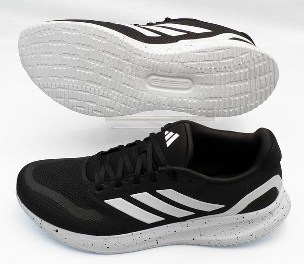 【アディダス29.5cm】【送料込】ランファルコン 5 M：黒×白×ドット底(JR5089 RUNFALCON 5 M)：ビッグサイズ：大きいサイズ：スニーカー29.5cm