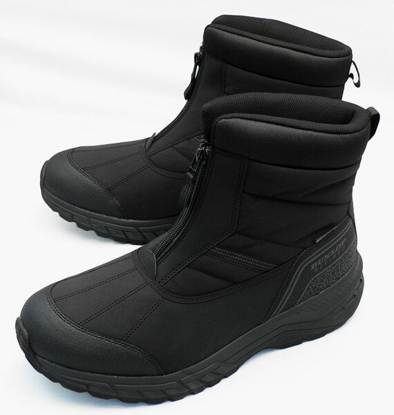 【ダンロップ29cm】【送料込】超幅広6E防水：リファインドU6017WP：黒(DU6017)：ビッグサイズ：大きいサイズ：防寒ブーツ29cm