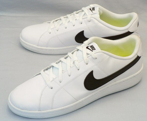 【ナイキ33cm】【送料込】コート ロイヤル 2 NN:白×黒(DH3160 101 COURT ROYALE 2 NN):ビッグサイズ:大きいサイズ:スニーカ...