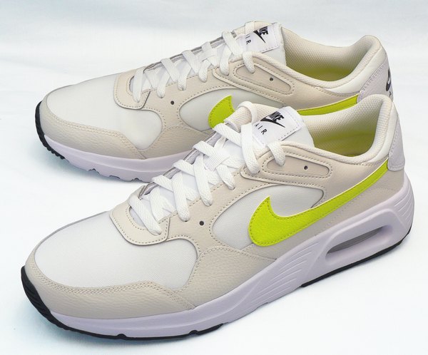 Rakuten - 【ナイキ32cm】【送料込】エアマックスSC：白×黄×ベージュ(CW4555 114 AIR MAX SC)：ビッグサイズ：大きいサイズ：スニーカー32cm