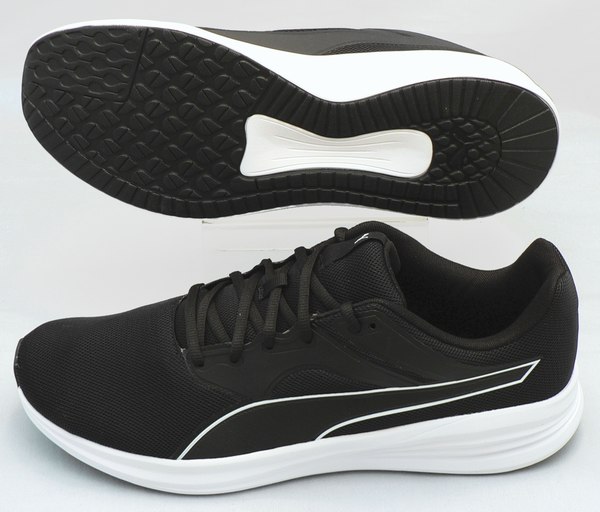 【プーマ29cm】【送料込】トランスポート：黒×白(377028 01 Transport)：ビッグサイズ：大きいサイズ：スニーカー29cm