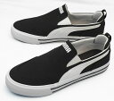 【プーマ29cm】【送料込】コート クラシック バルク スリッポン:黒×白(400216 02 Court Classic Vulc SlipOn):ビッグサイ...
