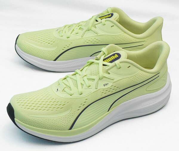 【プーマ30cm】【送料込】スカイロケットライト2ワイド：薄黄×濃紺(312346 09 Skyrocket Lite 2 Wide)：ビッグサイズ：大きいサイズ：スニーカー30cm