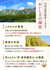 コシヒカリ富山県産1等米