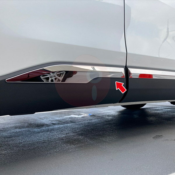 トヨタ カローラクロス 10系 2021年9月〜 サイドドアトリム ガーニッシュ ドアアンダーカバー メッキモール ステンレス 鏡面仕上げ ドレスアップ カスタムパーツ アクセサリー 外装 保護 4PCS COROLLA CROSS 5556 3