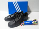 【送料無料】 アディダス・オリジナルス SuperStar スーパースター 黒 マルチカラーシューレース付 adidas