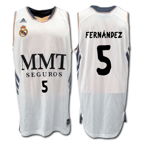 Llull バスケットボール レプリカユニフォーム 13 14 レアル マドリード バスケットボール ホーム セルヒオ リュル 23 メンズウェア Adidas O K A フットボールレアルマドリードに所属する スペイン代表の若き司令塔 ネームナンバー変更も可能