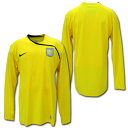 【ナンバー無料】 アストンビラ 08/09 GK キーパー(黄色) 選手用(非売品) 長袖 NIKE製