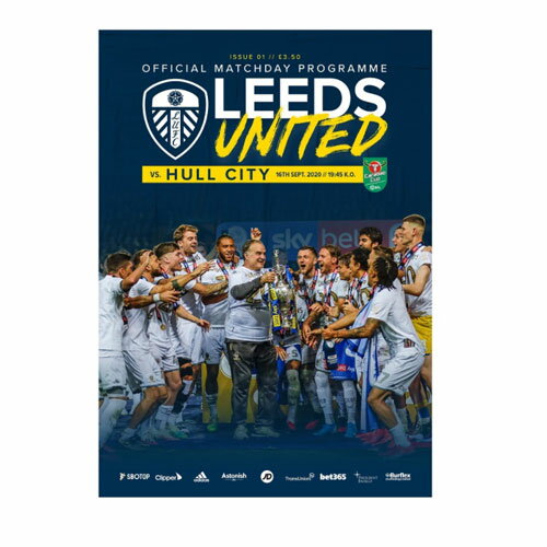 【日本未発売】 リーズユナイテッド・公式・マッチデープログラム vs ハルシティ 20/21・ホーム開幕 【メール便送料無料】