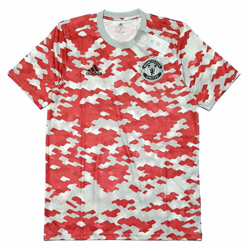 【ナンバー無料】 21/22 マンチェスターUTD プレマッチ・トレーニングユニフォーム adidas 【メール便送料無料】ネット通販 サッカー 用品 セール