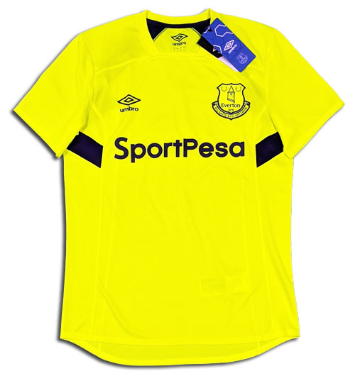 エバートン トレーニングユニフォーム・蛍光イエロー 17/18 umbro 【3999円+税】通販セール サッカー 用品 セール