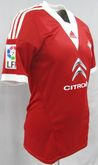 【選手用】 13/14 セルタ・デ・ビーゴ アウェイ(赤) LFPパッチ付 adidas製【メール便送料無料】安売り サッカー 用品 セール