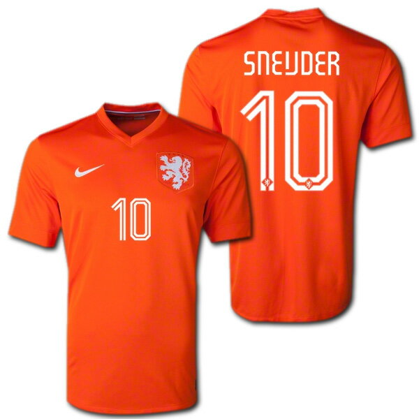 2014　オランダ代表　ホーム(オレンジ)　#10 SNEIJDER　スナイデル　ブラジルW杯モデル　ナイキ製　【マーキング済モデル】のサムネイル