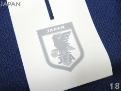 【必見】【オフィシャルナンバー！】　日本代表　2018　ホーム(紺) adidasバーゲン　サッカー　用品　セール