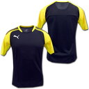 【1加工無料】 PUMA トレーニングシャツ(黒/黄色)