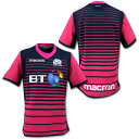 【ラグビー】 18/19 スコットランド代表 ラグビージャージ(紺/ピンク) macron製【日本未発売】
