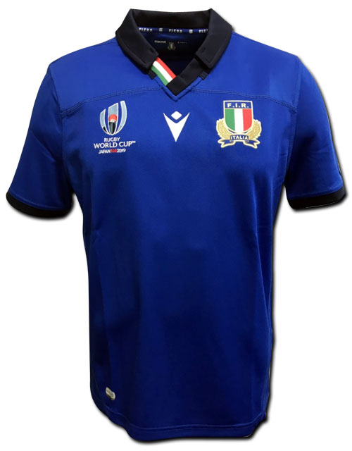 即納特典付き ラグビー イタリア代表 ワールドカップ19 ホーム 青 マクロン メール便 O K A フットボール Www Klangpiraten De