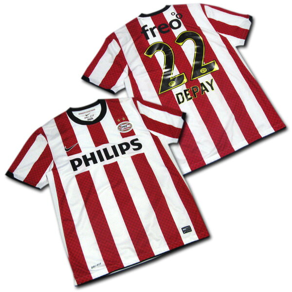 【ヴィンテージ】11/12　PSV　ホーム(赤白)　＃22　メンフィス・デパイ　NIKE