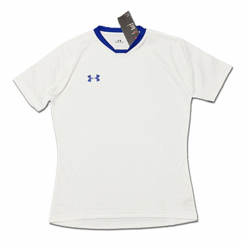 【加工対応可能】 サッカーユニフォーム・白 アンダーアーマー 【メール便送料無料】【定価: 3850円】ネット注文 サッカー 用品 セール