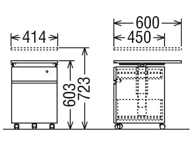 カリモク ワゴン(幅41cm) ユーティリティプラス SS0476 組合せ型デスク デスク奥行60cm専用 カリモク家具 Karimoku 正規販売店 国産家具【送料無料】【お取り寄せ品】【商品代引き不可】【実店舗有り・カリモクギャラリー指定店・カリモク家具ならお任せください】