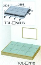 高床式畳収納箱畳 ユニット畳 収納 【楽座(プランL-5)六畳タイプ引出なし】TCL-□N12