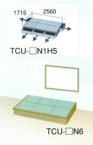 箱畳 ユニット畳 収納 【楽座(プランU-3)三畳タイプ引出5台付き】TCU-□N21H5