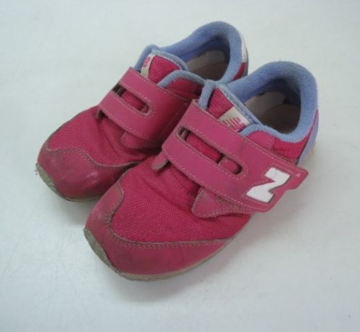 【中古】【あす楽可】【new balance ニューバランス】キッズスニーカー☆21cm☆ピンク