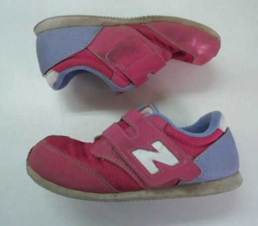 【中古】【あす楽可】【new balance ニューバランス】キッズスニーカー☆21cm☆ピンク