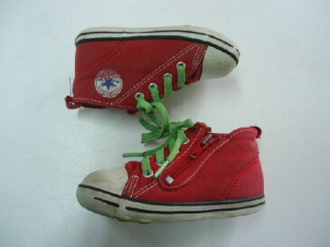 【中古】【あす楽可】【CONVERSE ALL STAR】コンバース☆キッズ・ベビー スニーカー☆レッド☆14cm