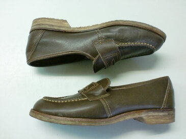 【中古】【あす楽可】【JAVA】ローファー風パンプスシューズ★22.5cm★ブラウン★シンプルデザイン!