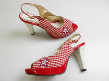 【中古】【あす楽可】超美品♪カジュアルで可愛いデザイン☆SPORTS/75☆バックストラップサンダル☆Lサイズ(24cm程度)☆ヒール高 約11cm☆ストーム 約2cm