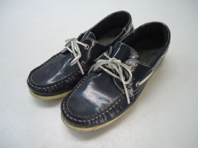 【中古】【あす楽可】BEAUTY&YOUTH【ビューティーアンドユース】■メンズ■デッキシューズ■42(26.0cm程度)■ネイビー×ホワイト■シンプルでカジュ...