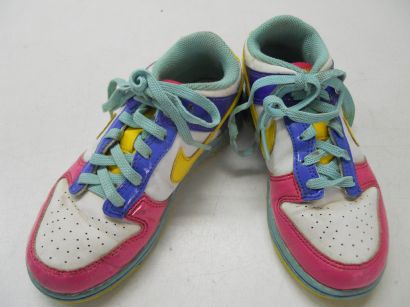 【中古】【あす楽可】◎大人顔負けの一足★☆★NIKE/ナイキ▼キッズスニーカー/NIKE DUNK LOW TD 171▼US12C/18.0cm▼マルチカラー▼品番：304847-171▼ポップなカラーリング▼