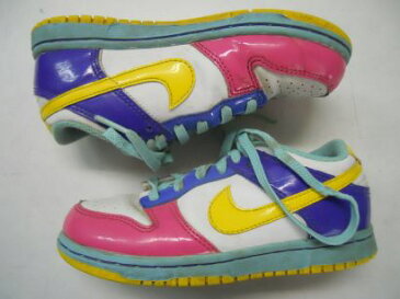 【中古】【あす楽可】◎大人顔負けの一足★☆★NIKE/ナイキ▼キッズスニーカー/NIKE DUNK LOW TD 171▼US12C/18.0cm▼マルチカラー▼品番：304847-171▼ポップなカラーリング▼