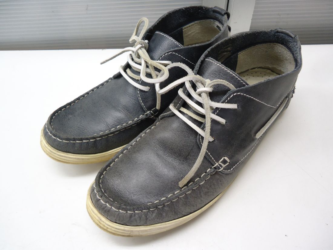 stefanorossi/ステファノロッシ■41(26.0cm)■3EYELET 3アイレット SR07007/メンズ レザー デッキシュー..