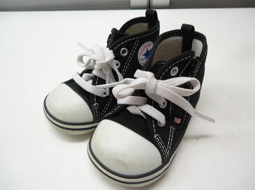 CONVERSE/コンバース■US5.5(12.5cm)■BABY ALL STAR RZ 7C209 オールスター/ベビー スニーカー シューズ■BLACK/ブラック■ベビーオールスターのリニューアルモデル☆【中古】