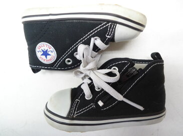 CONVERSE/コンバース■US5.5(12.5cm)■BABY ALL STAR RZ 7C209 オールスター/ベビー スニーカー シューズ■BLACK/ブラック■ベビーオールスターのリニューアルモデル☆【中古】