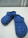 【中古】【あす楽可】crocs/クロックス■クロッグサンダル■C10.11(17.5cm)■ブルー■お子様とのお出かけや外遊びなどに♪