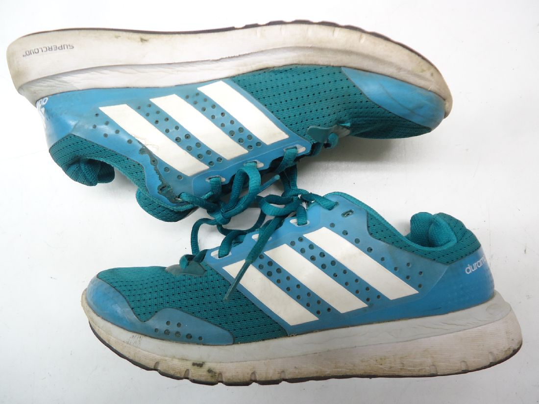 adidas/アディダス■23.0cm/US6/UK4 1/2/FR37 1/3/CHN230■Duramo 7 ランニングシューズ AF6672/レディース ローカットスニーカー■GREEN/グリーン■ウォーキングからランニングまで幅広い用途に応えるランニングシューズ。【中古】