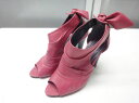 ESPERANZA/エスペランサ■S(22.0cm〜22.5cm)■バックリボン ブーツサンダル セパレート オープントゥ ブーティ■PINK/ピンク■高品質の...