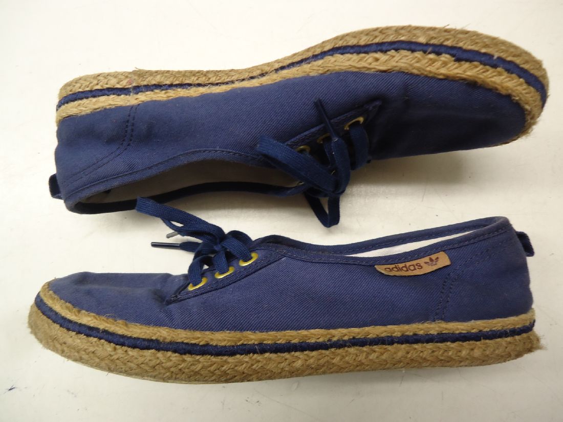 【中古】【あす楽可】adidas/アディダス■HONEY PLIMSOLE ESPADRILLE W ハニー プリムソール エスパドリーユ W B25348■23.0cm/US6/UK4 1/2/FR37 1/3/CHN230■ダークブルー■2015年SPRING/SUMMERシーズンモデル♪