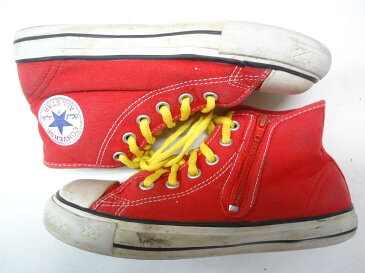 CONVERSE/コンバース■US13(20.0cm)■CHILD ALL STAR RZ HI 3C185 チャイルド オールスター RZ ハイ/キッズ ジュニア ハイカット スニーカー シューズ■赤/RED/レッド■幅広い世代から人気のコンバース☆チャイルドオールスターのリニューアルモデルです◎【中古】