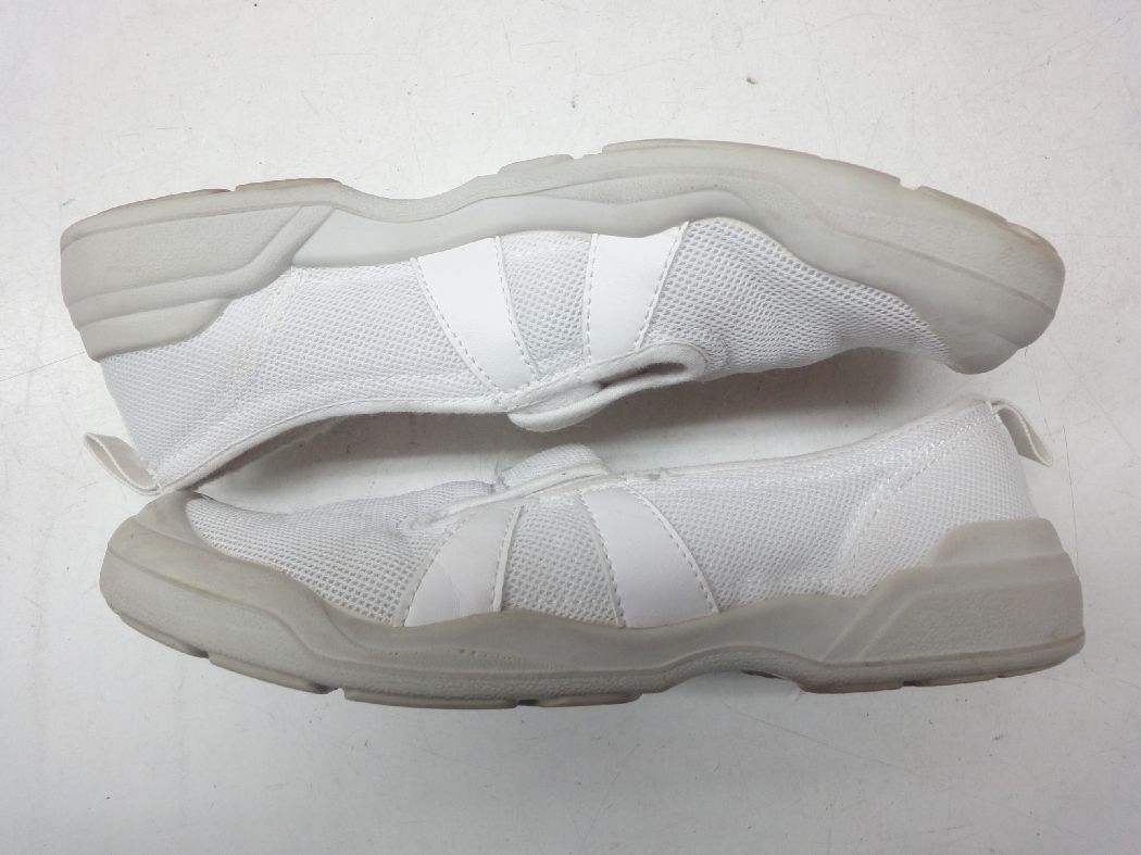 MOONSTAR/ムーンスター■23.0cm■上履き 上靴 シューズ スリッポン ローカット スニーカー 7NH 67■WHITE/ホワイト/白■高品質の日本製☆【中古】