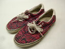 【中古】【あす楽可】VANS/バンズ■レディースキャンバススニーカー T375■26.0cm/Men US8/Women US9.5■ネイビー×ピンク■鮮やかな...