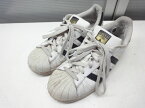 adidas/アディダス■25.0cm/US7/UK61/2/FR40/CHN245■SUPERSTAR スーパースター C77124 ローカットスニーカー シューズ■WHT/CBK/WHT ホワイト/■adidasといえば、「スーパースター」と言っても過言ではないほど、定番中の定番といえる大人気のスニーカー☆【中古】