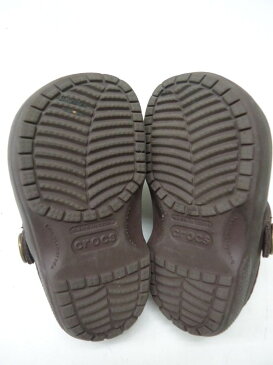 【中古】crocs/クロックス■カラーライト クロッグ 200363/ベビー キッズサンダル■c5(13.0cm)■ダークブラウン■革新的な新素材、「カラーライト」で今までにない柔らかさ、軽さとシックな色合いを実現♪