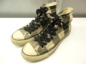 CONVERSE/コンバース■USA7 1/2(26.0cm)■ALL STAR BF HI オールスターバッファローハイ 1R406/メンズ キャンバス ハイカットスニーカー シューズ■WHITE/ホワイト/白色■インドネシア製◎2005年8月発売モデル☆【中古】